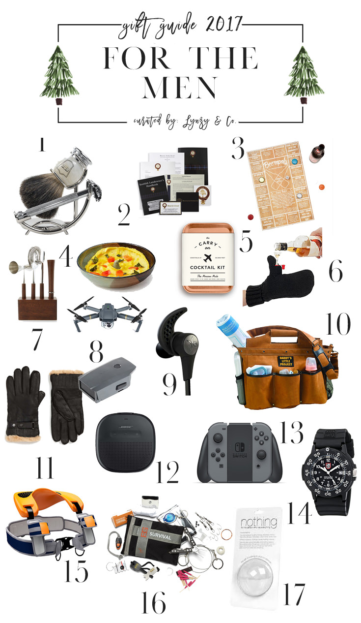 Holiday Gift Guide for Men Lynzy & Co.