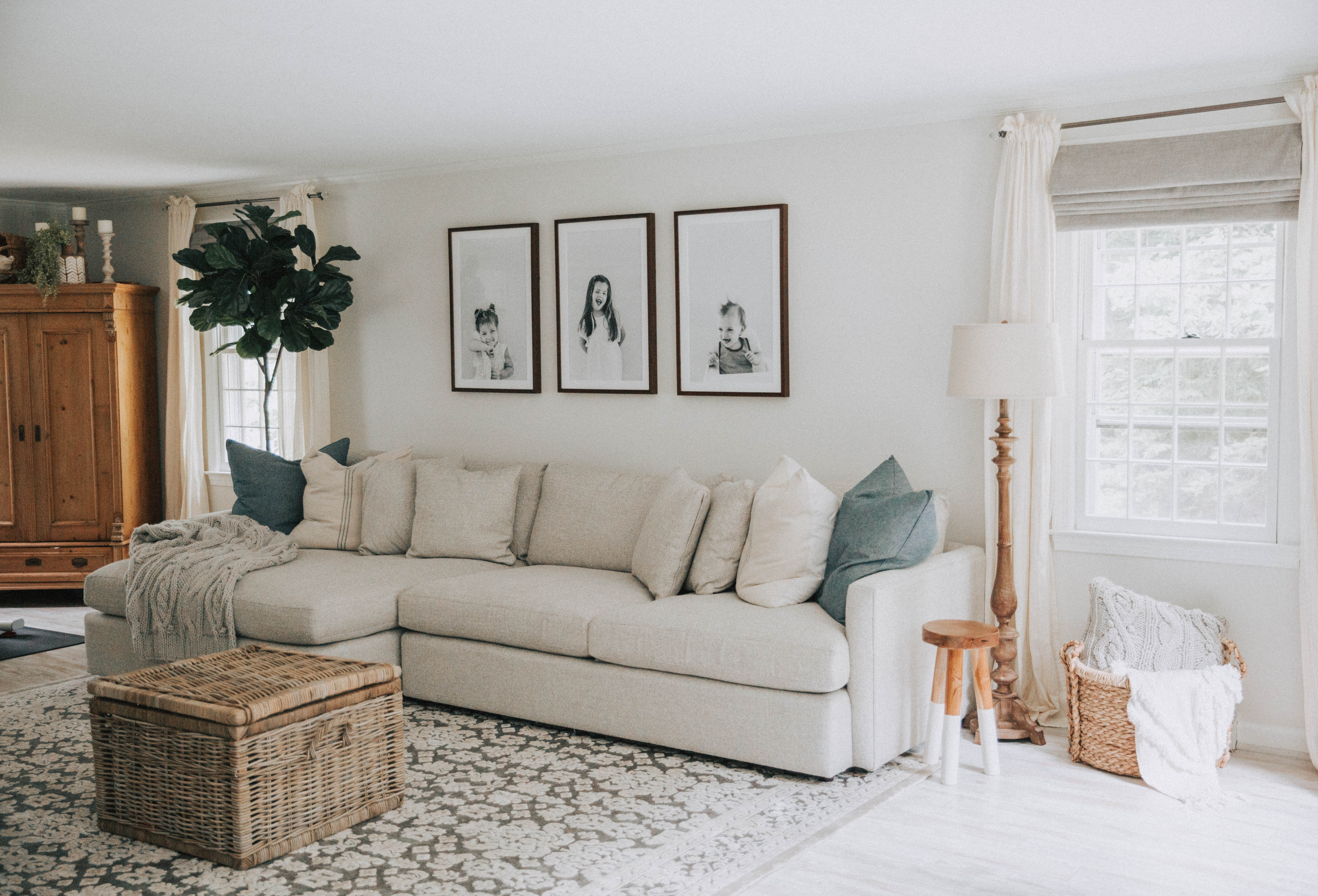 Our living room progress | Making the living room more spacious and inviting!