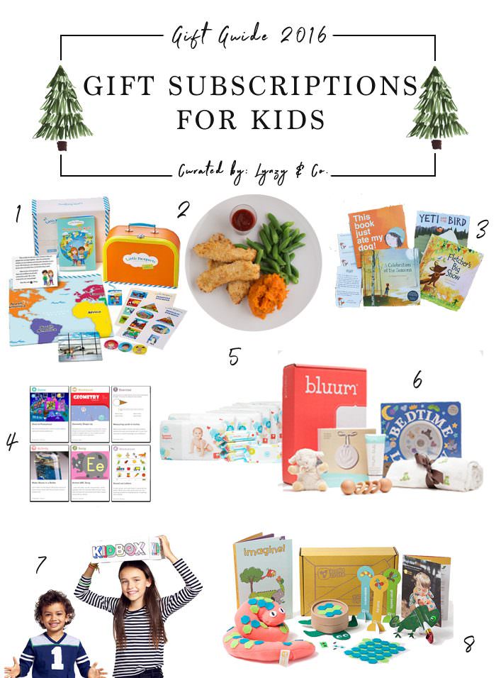 Holiday Gift Guide // The Best Subscription Gifts for Little Ones ...