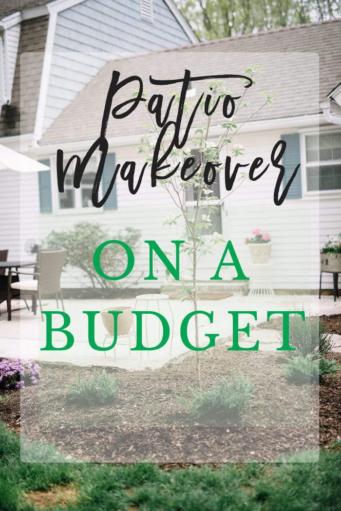Come check out this Patio update on a budget! You don't need to spend thousands of dollars to update your outdoor space! A beautiful dogwood tree really creates a beautiful landscape!
