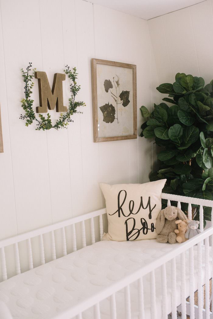 baby room with guest bed