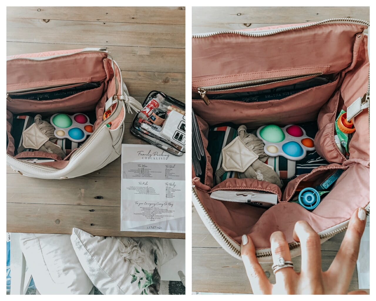 How We Packed for Europe & Printable Family Packing Checklist // The kids backpack all ready to go!
