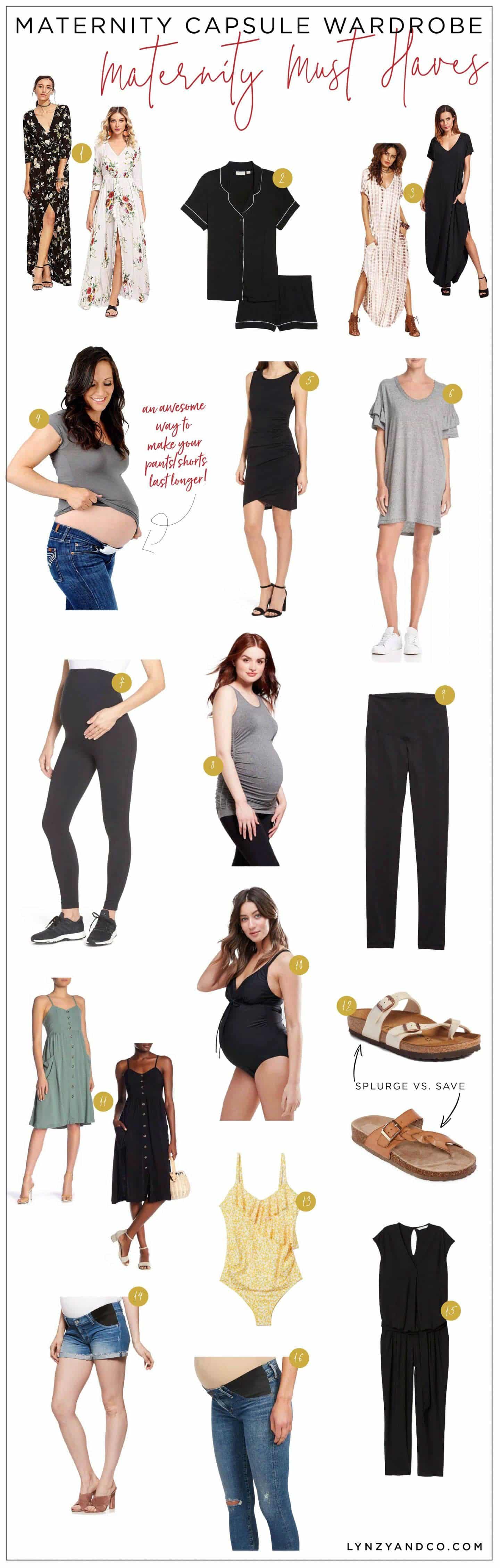 Maternity Wardrobe Maternity Must Haves Lynzy Co