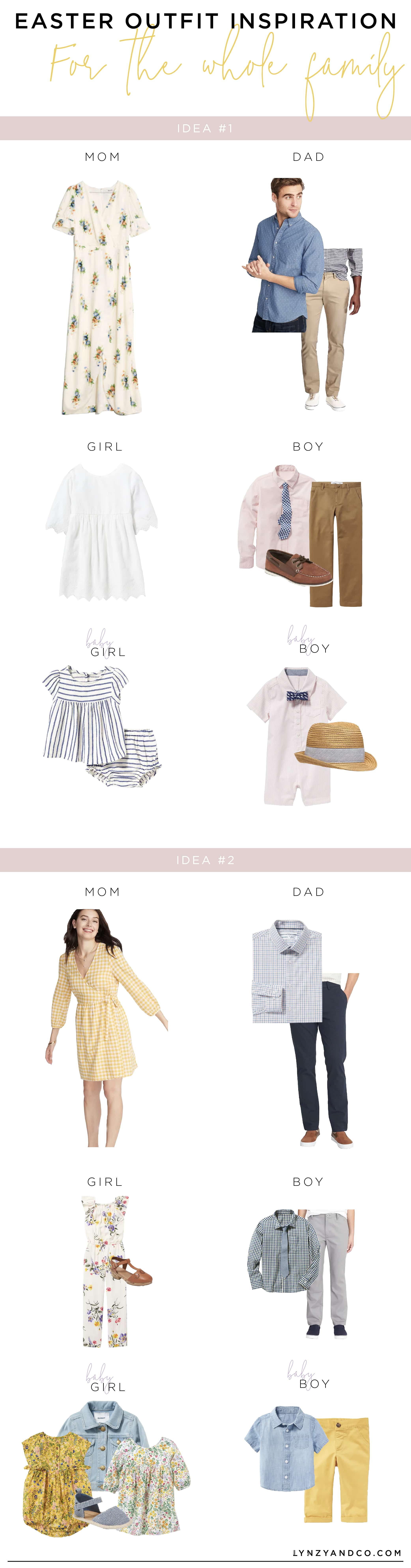 easter outfits for the whole family