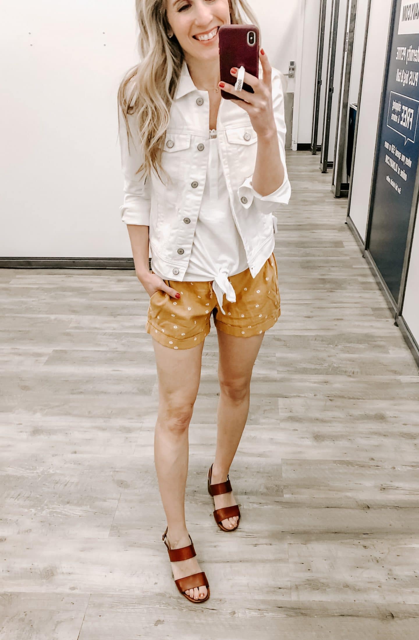 old navy daisy shorts