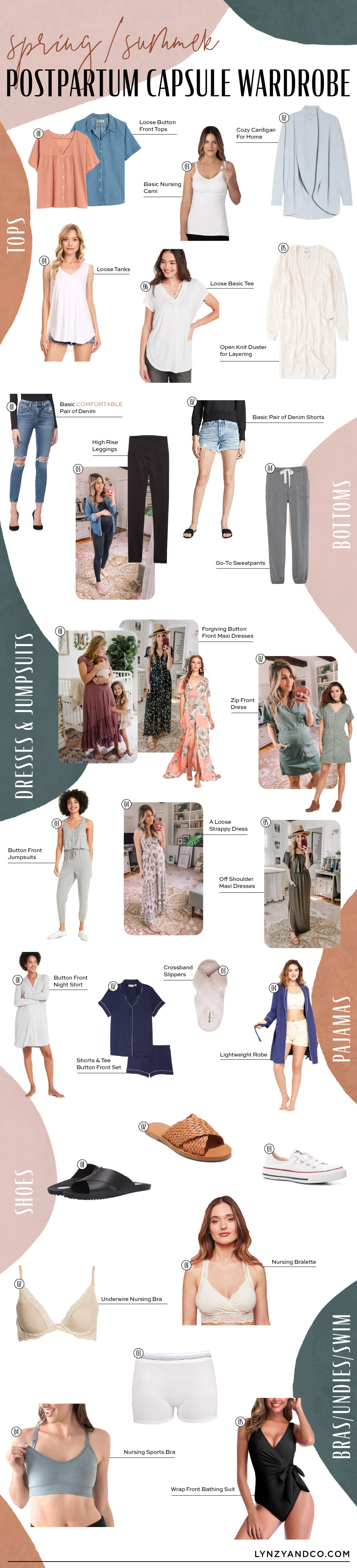 Postpartum Capsule Wardrobe for Spring & Summer - Lynzy & Co.