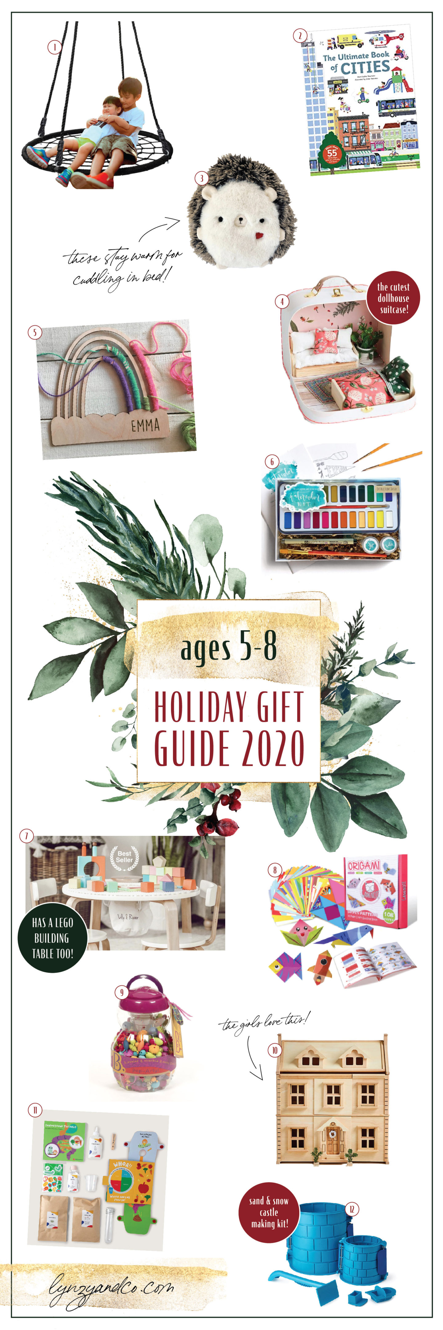 Holiday Gift Guide  Ages 5-8 - Lynzy & Co.