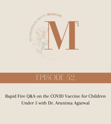 Episode 52. Rapid Fire Q&A on the COVID Vaccine for Children Under 5 with Dr. Arunima Agarwal
