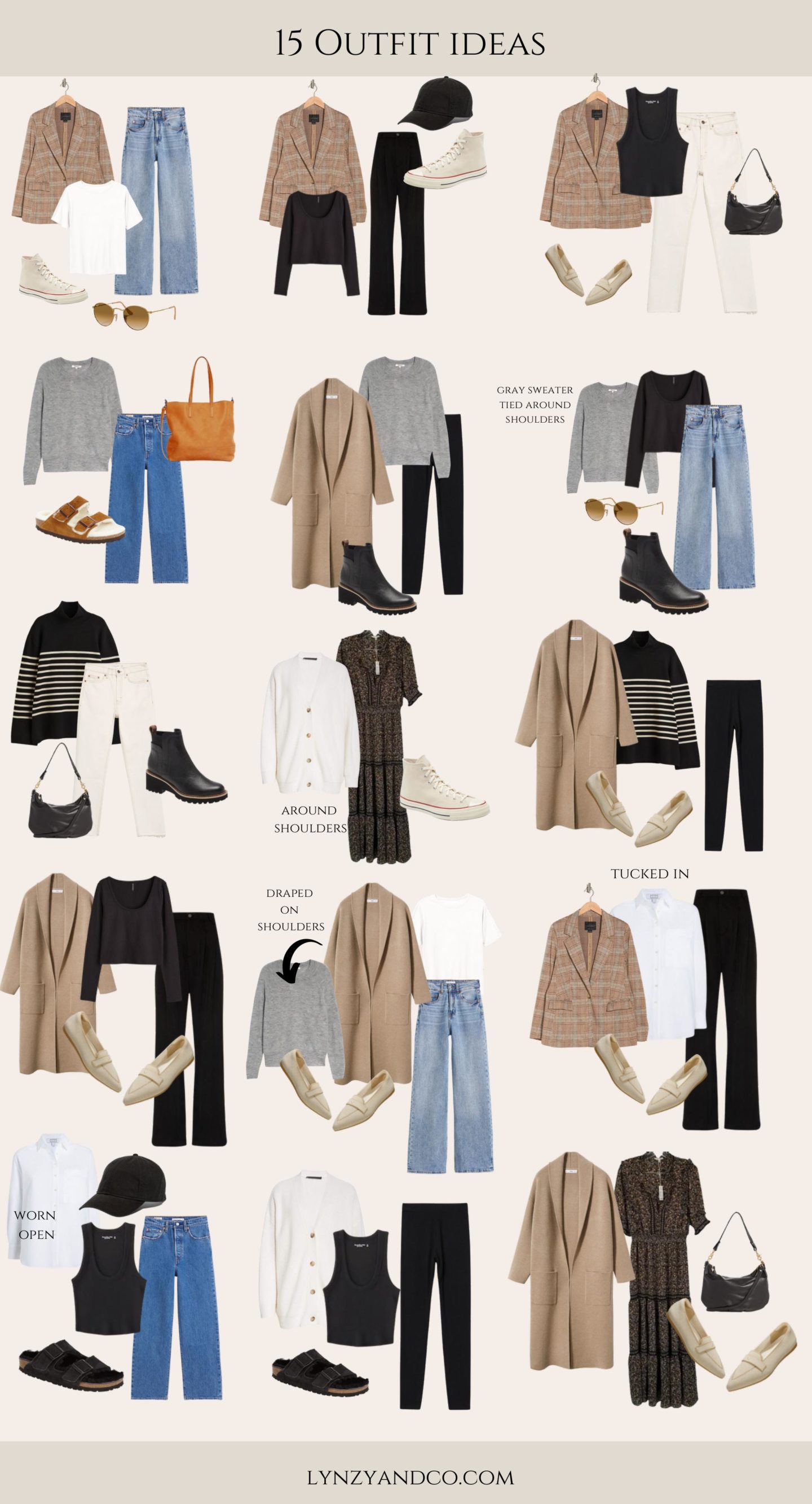 Chic Neutral Fall Outfits - LivvyLand