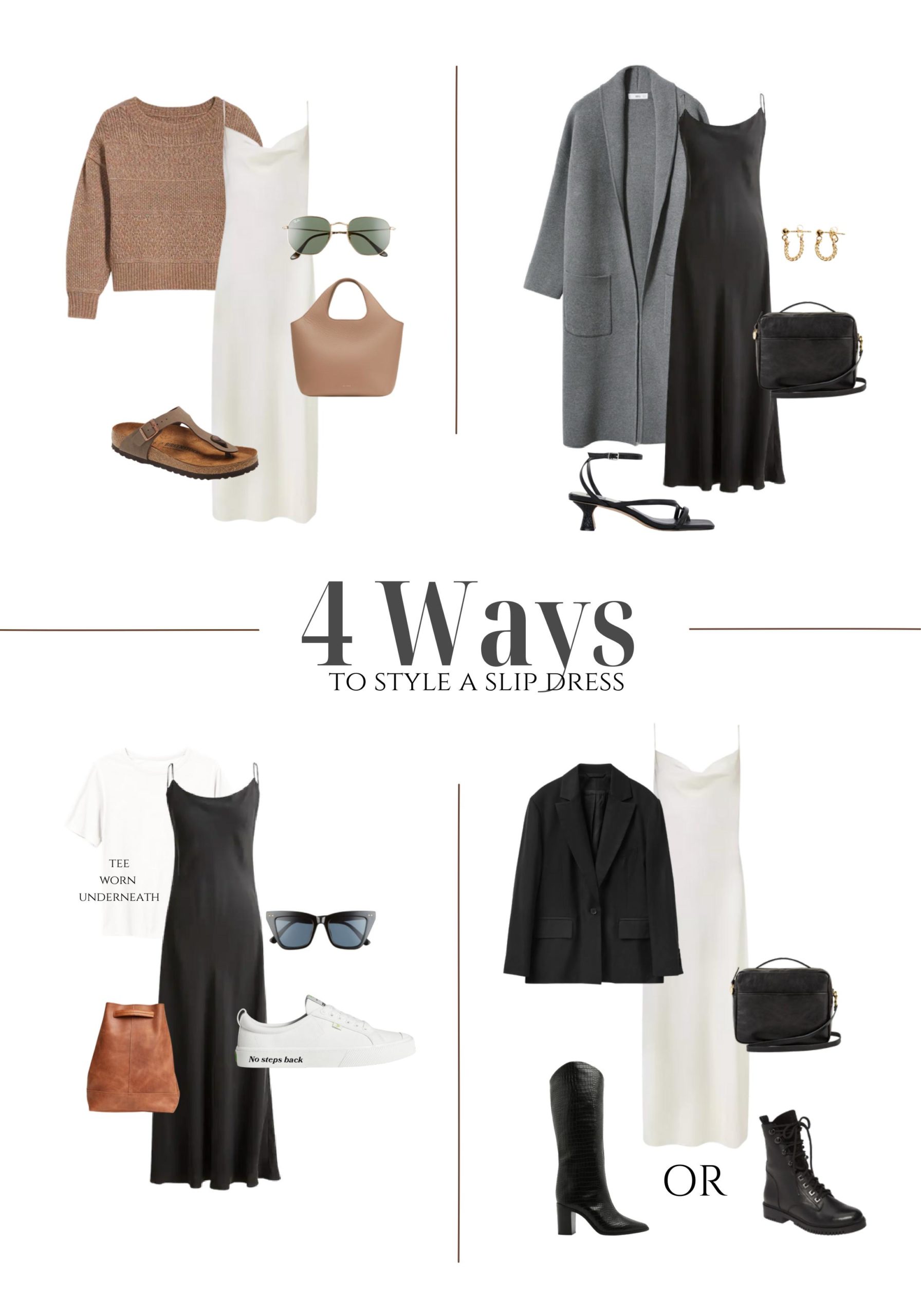4 Ways a Slip Dress - Lynzy & Co.