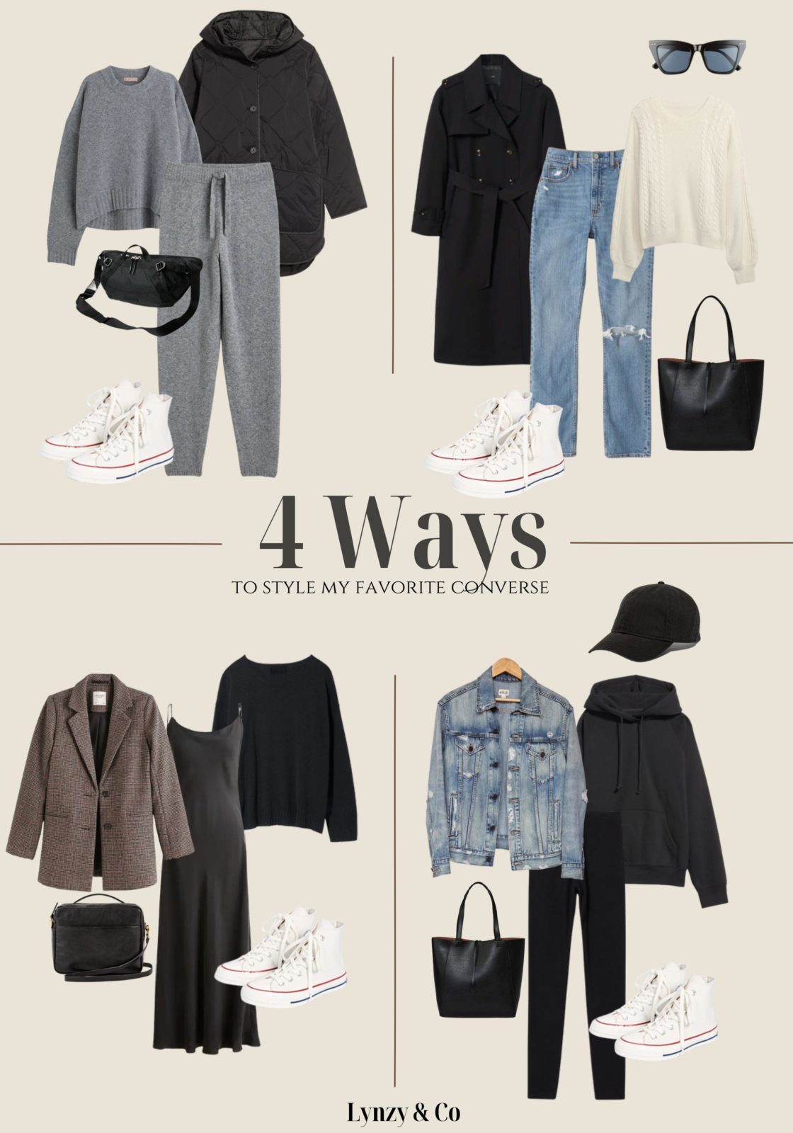 4 Ways To Style My Favorite Converse - Lynzy & Co.