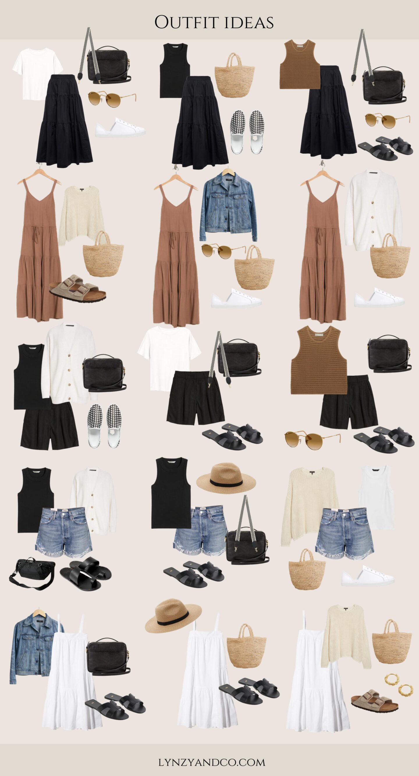 Summer 2023 Capsule Wardrobe + Outfit Ideas
