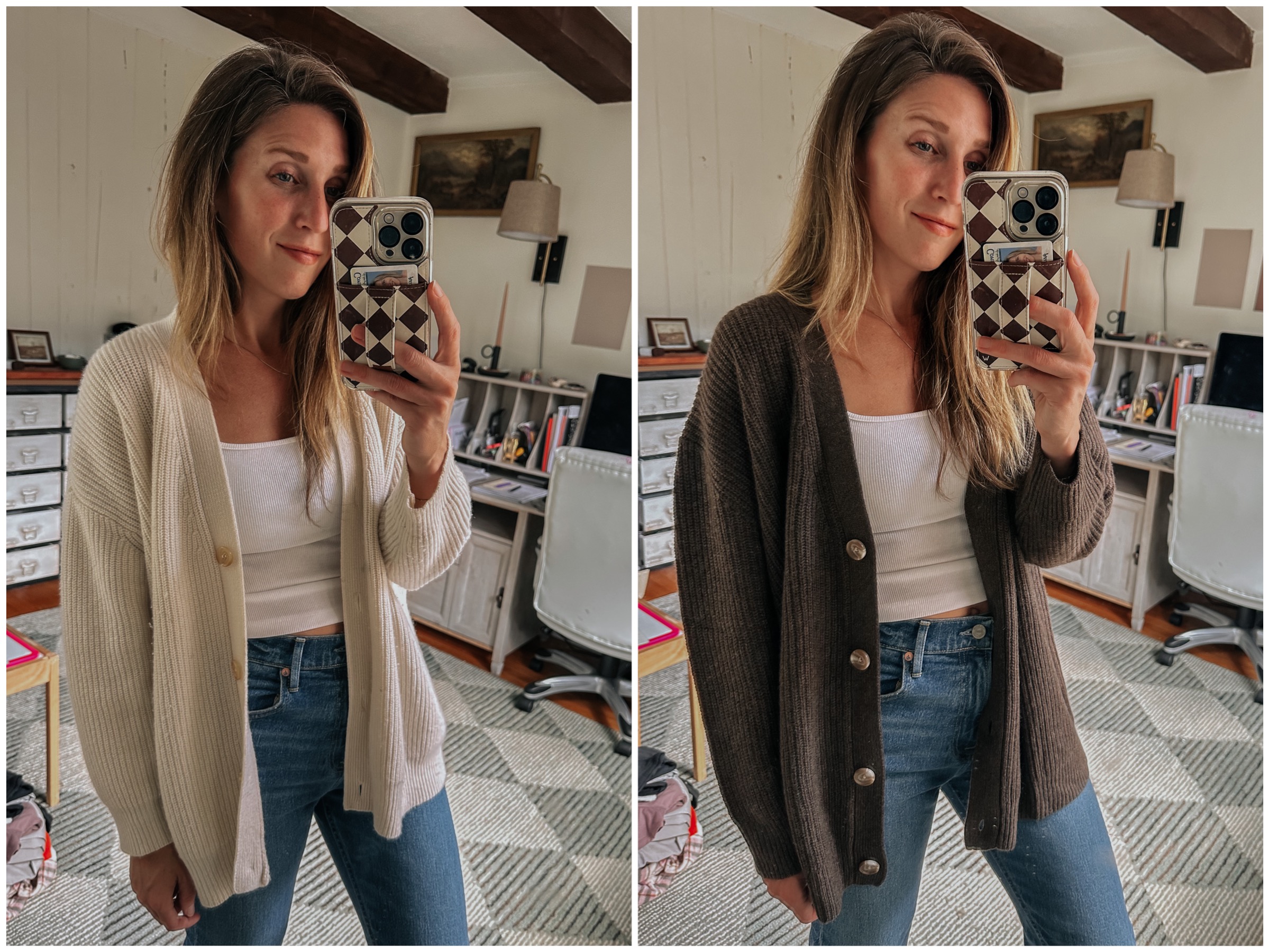 Quince Review: Mongolian Cashmere Fisherman Cropped Cardigan